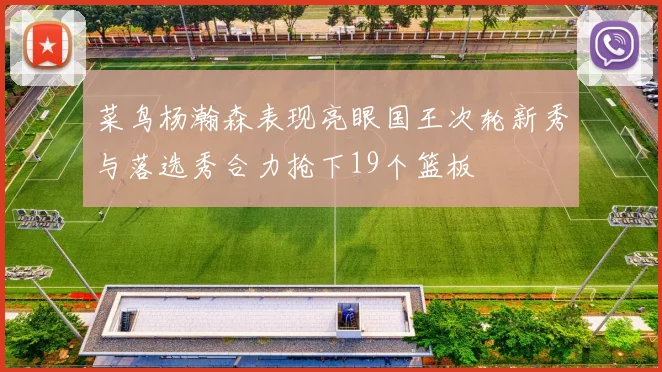 菜鸟杨瀚森表现亮眼国王次轮新秀与落选秀合力抢下19个篮板